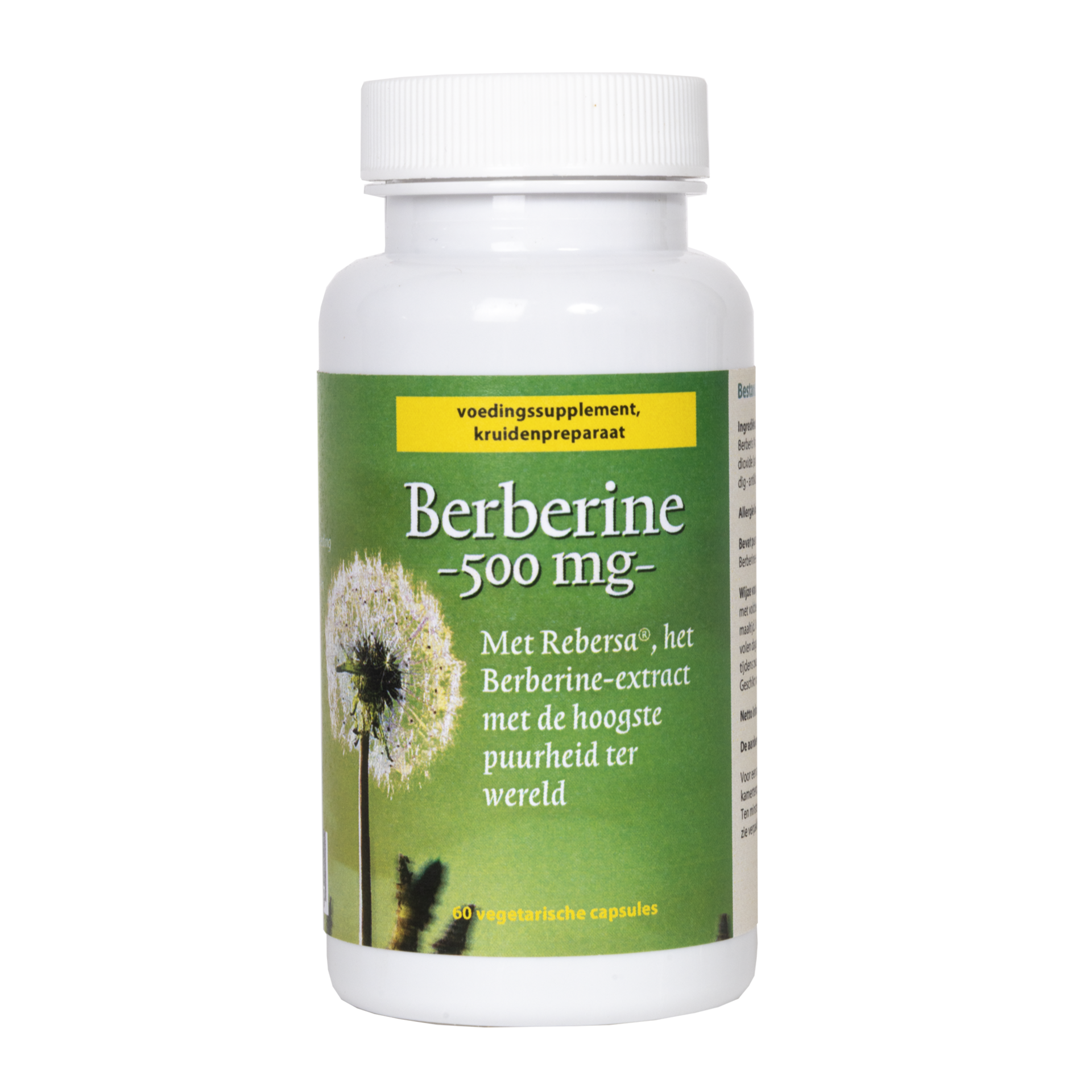 Berberine 500mg -  60 Vcaps